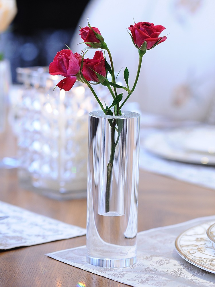 Xt Home Textiles - 창의적인 맞춤형 크리스탈 유리 꽃병 장식품