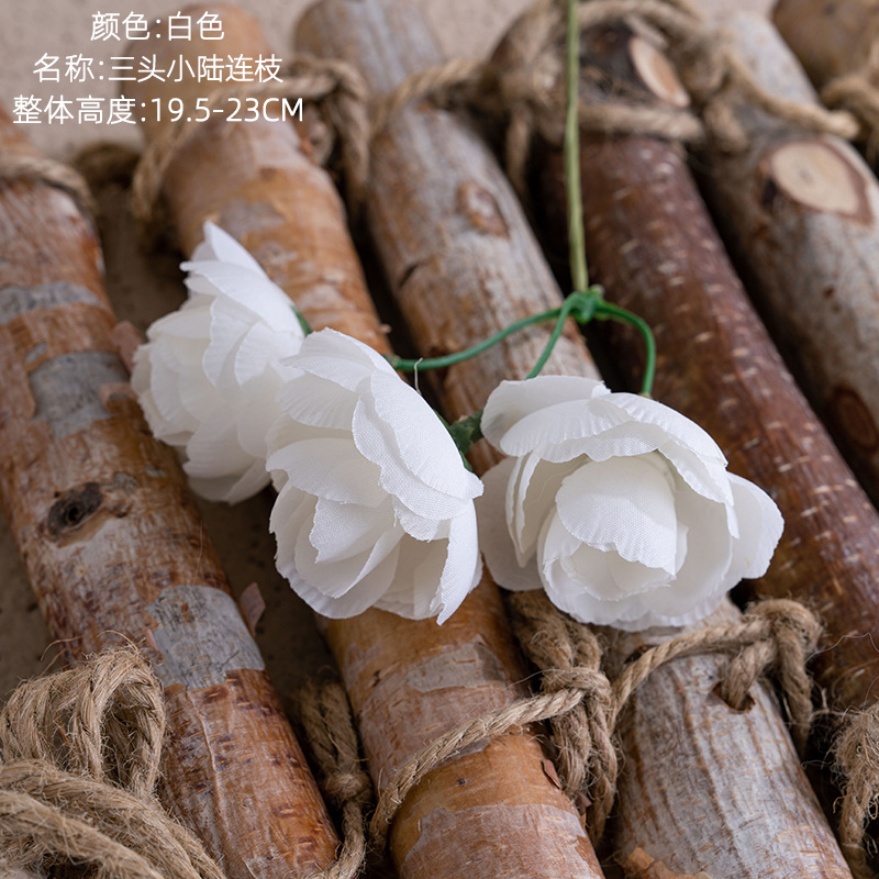 인공 세 머리 작은 연꽃 홈 장식 꽃병 액세서리 거실  - Xt Home Textiles 리뷰 및 가격