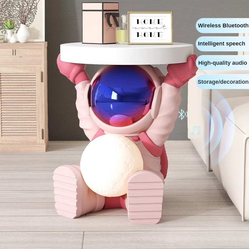 우주 비행사 바닥 커피 테이블 홈 액세서리 스탠드 스마 - Xt Home Textiles 리뷰 및 가격