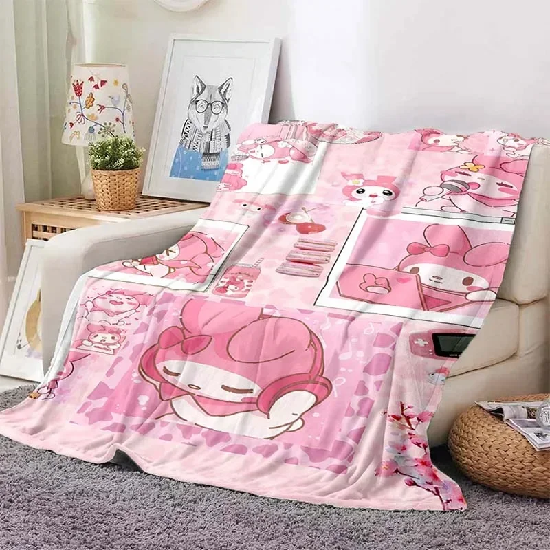 대형 마이멜로디 헬로키티 담요 부드러운 플란넬 따뜻한  - Home Fashion Textiles 리뷰 및 가격
